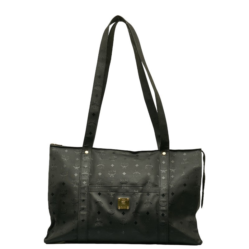 MCM Tote Bag in Visetos Black Leather M5160