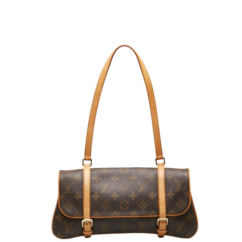 Louis Vuitton Monogram Marell Handbag M51157 Brown PVC Leather  Louis Vuitton