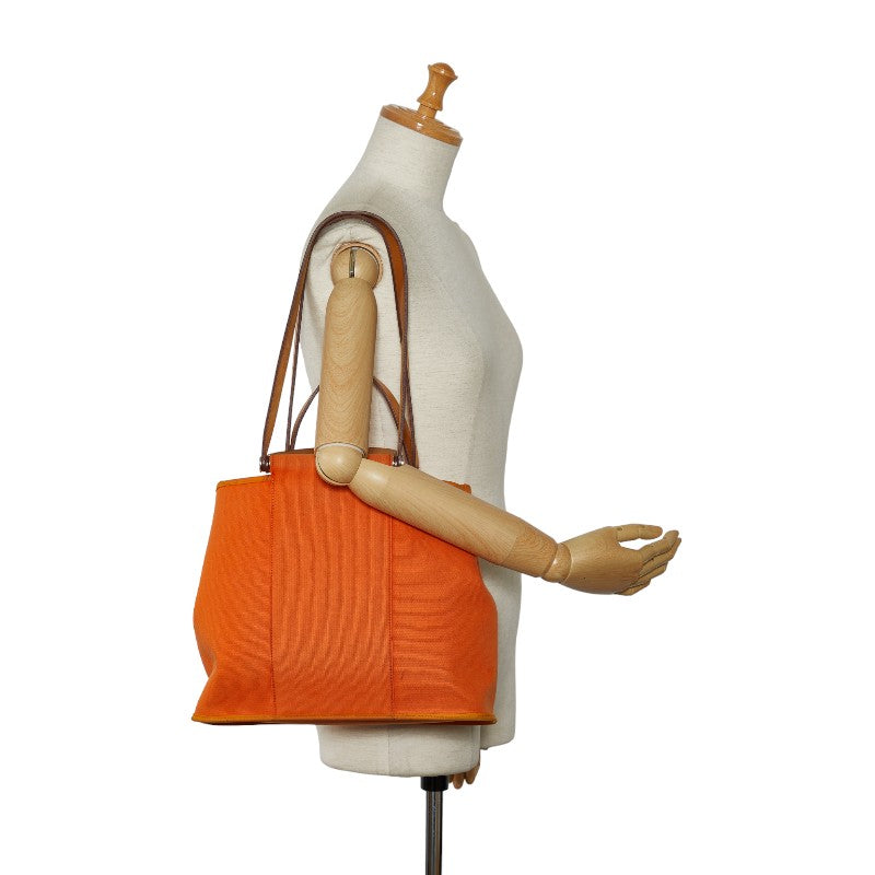 Hermes Cupcake PM Shoulder Bag Handbag 2WAY Orange Tual Ophidia Leather  Hermes