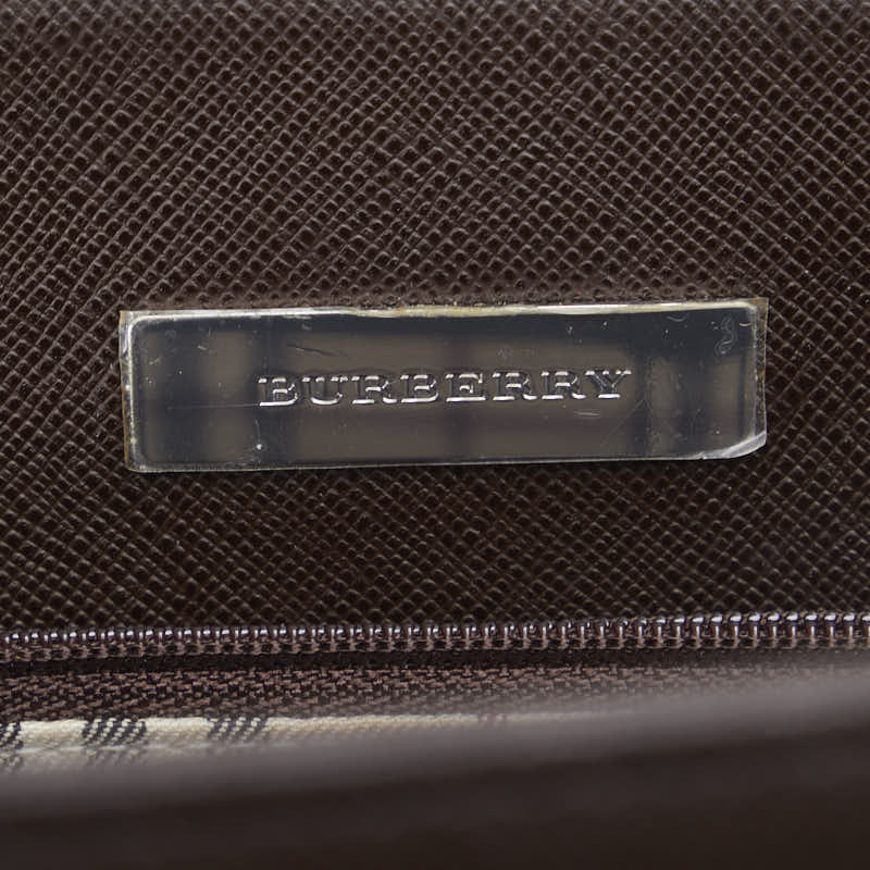 Burberry Nova Check  Handbags Brown Leather  Burberry