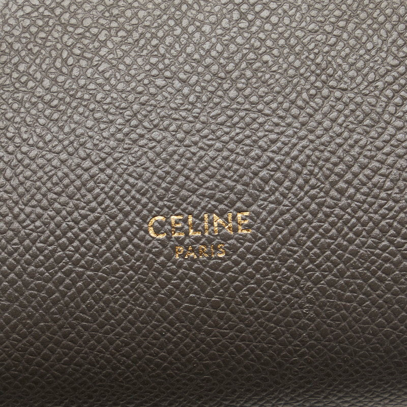 Celine Belt Bag Mini Handbag Shoulder Bag 2WAY 194263ZVA Grey Calf