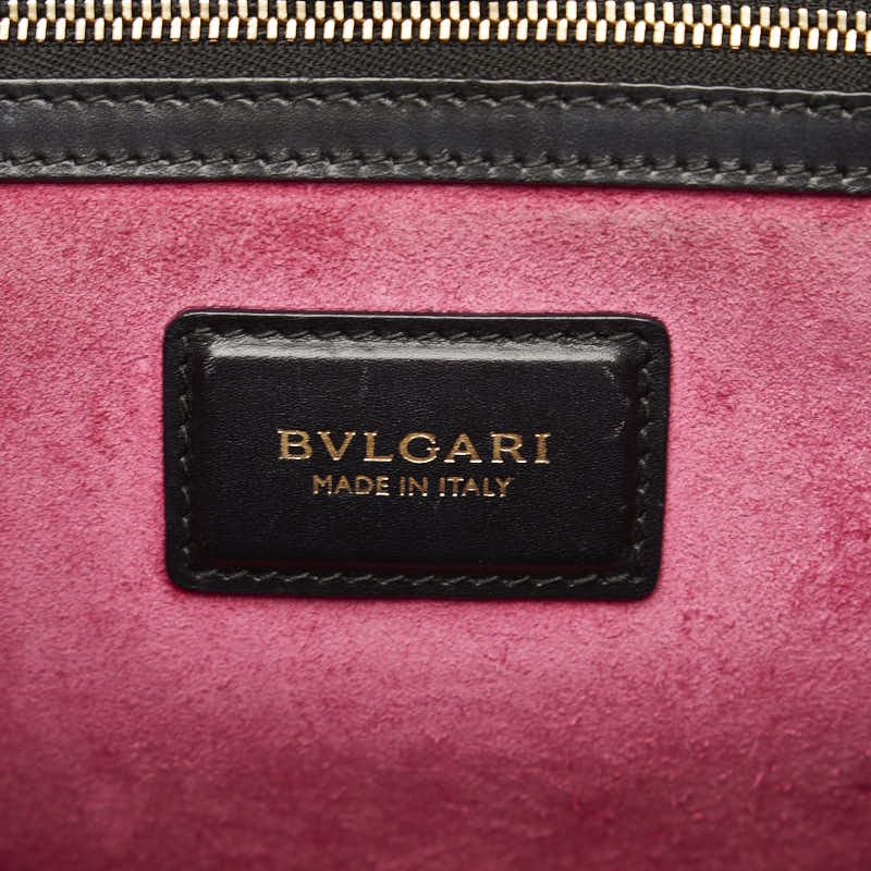 BVLGARI Bulgari Handbags Leather/Pison Black  Ladies