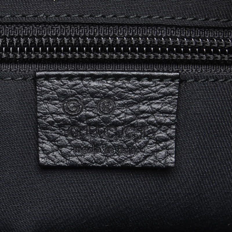 Gucci Monogram Tote Shoulder Bag in Black Canvas 180450l