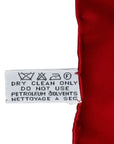 CHANEL Vintage Silk Scarf Red Flap Bag Motifs