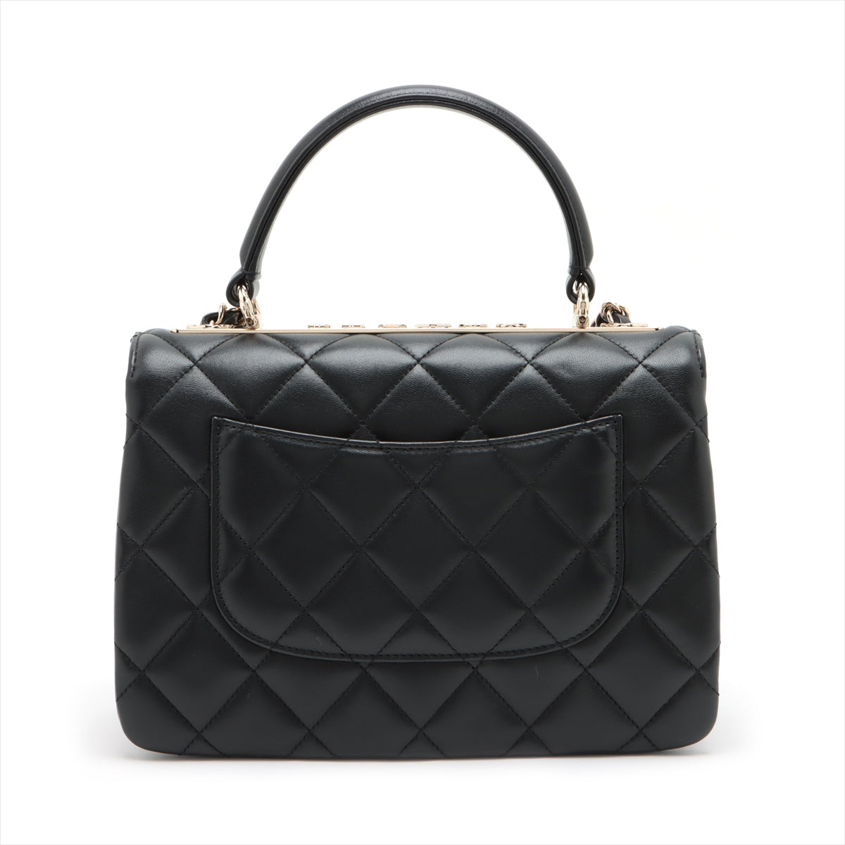 Chanel Mattress kin 2WAY Handbags Black Gold