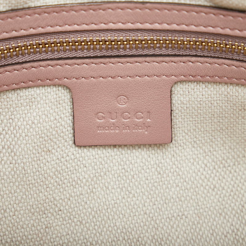 Gucci Soho Chain Fringe Chain Shoulder Bag 308983 Pink Gold Leather  Gucci