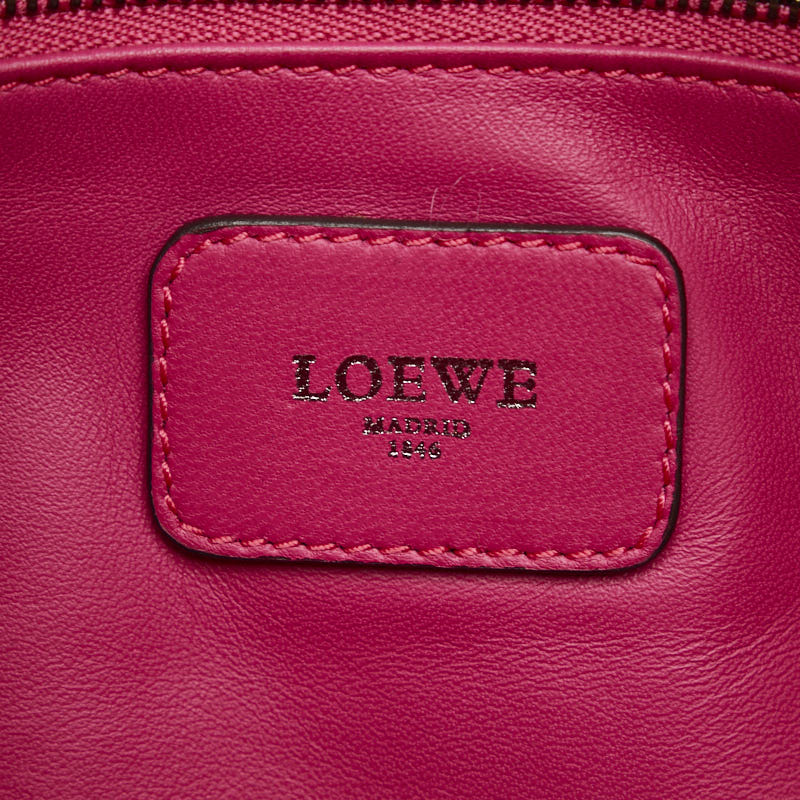 Loewe Anagram 亞馬遜手提包 粉紅皮革 LOEWE