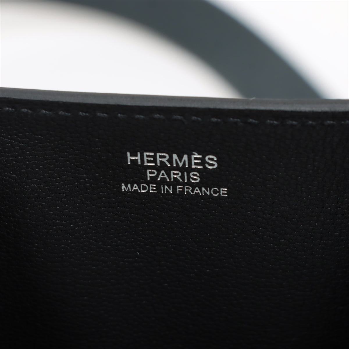 Hermes Perspective Cavalier Poshet Togo Black Silver Gold  Z: 2021