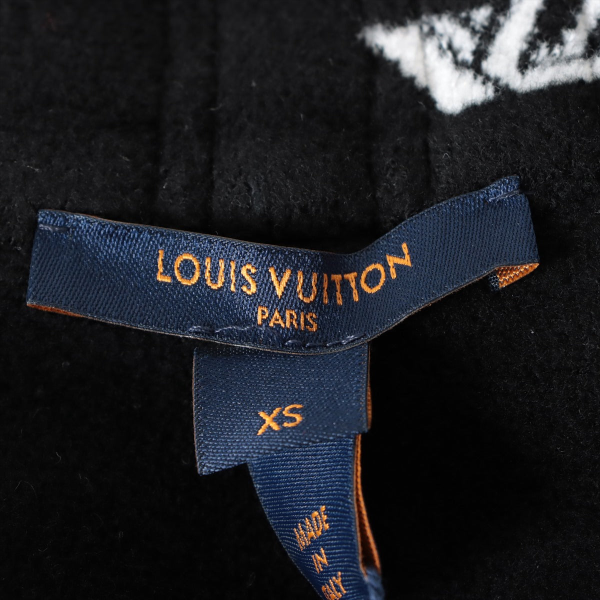 Louis Vuitton 22SS Cotton X Lion Bronze XS  Black X White RW221W Foods Removed