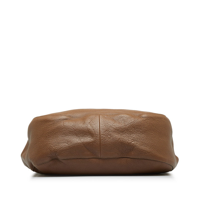 Gucci Interlocking s Bag Shell Bag 309531 Brown Leather  Gucci