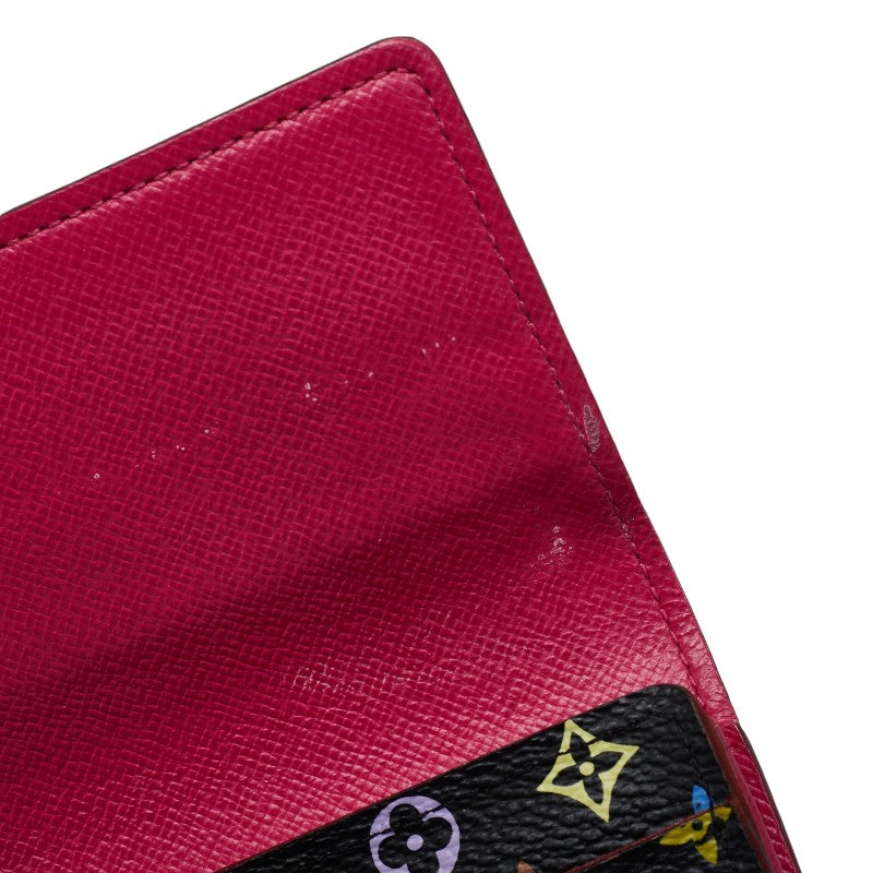 Louis Vuitton Monogram M60668 Long Wallet PVC Black Multicolor