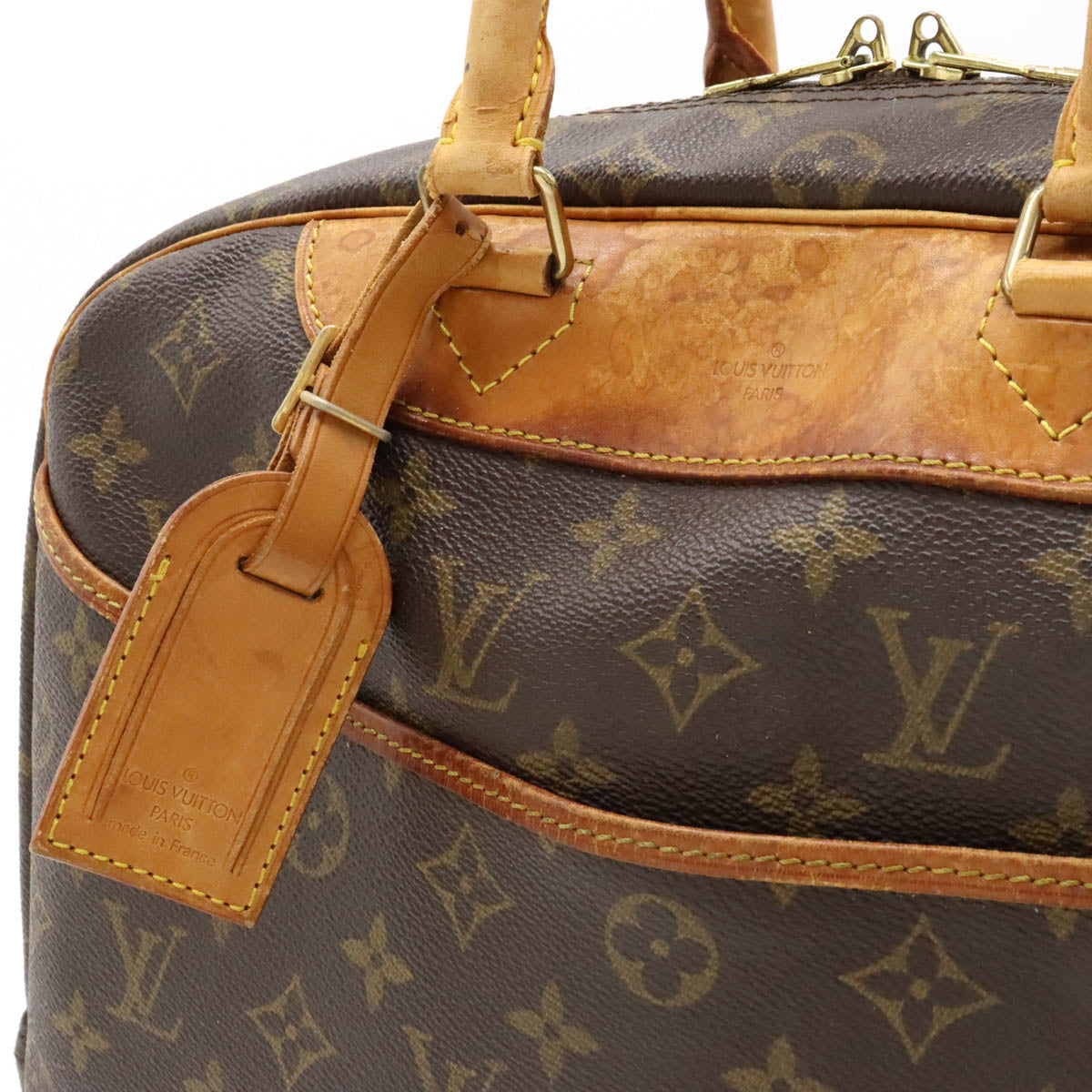 Louis Vuitton Monogram Bowling Vanity Doville Handbag Mini Boston Bag M47270