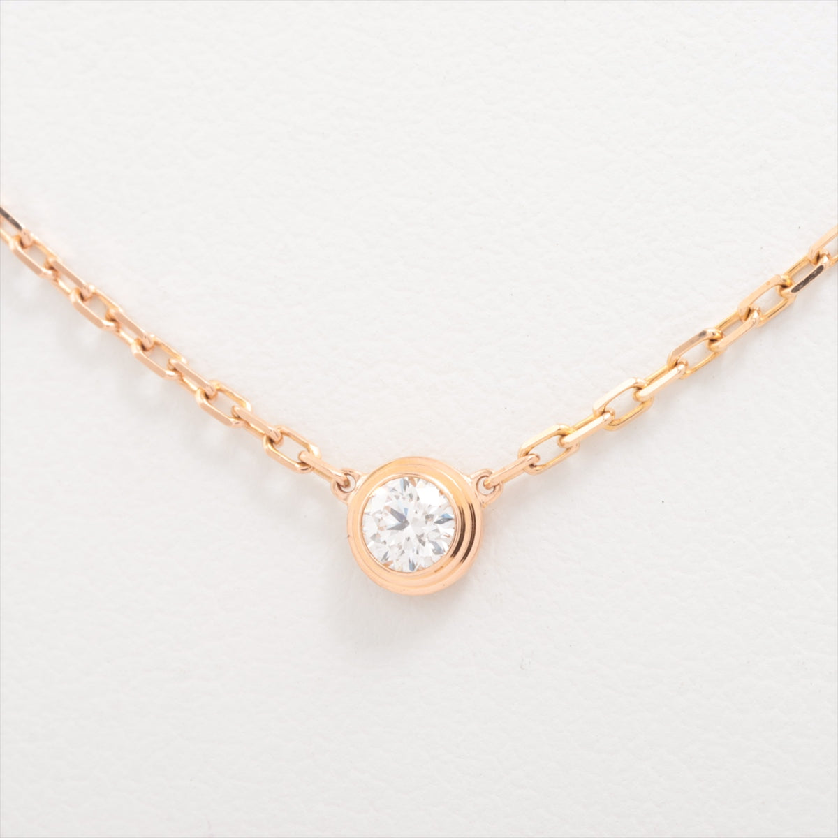Cartier Damur SM Diamond Necklace 750 (PG) 2.8g CRB7215700