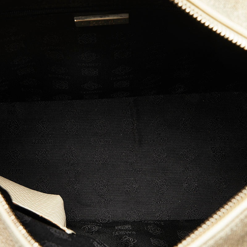 LOEWE LOEWE Handbags Linen/Laser Grey Ivory Ladies Ivory