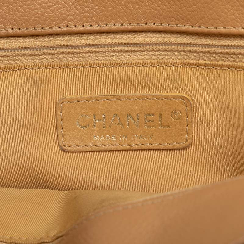 Chanel Coco  Shoulder Bag Beige G   CHANEL