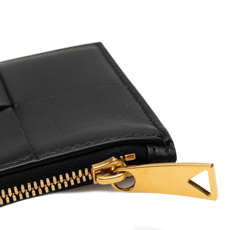 Bottega Veneta Black Intrecciato Zip Around Wallet – BlackSkinny