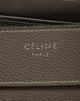 Celine Luggage Micro  Leather Handbag Gr Lagoon
