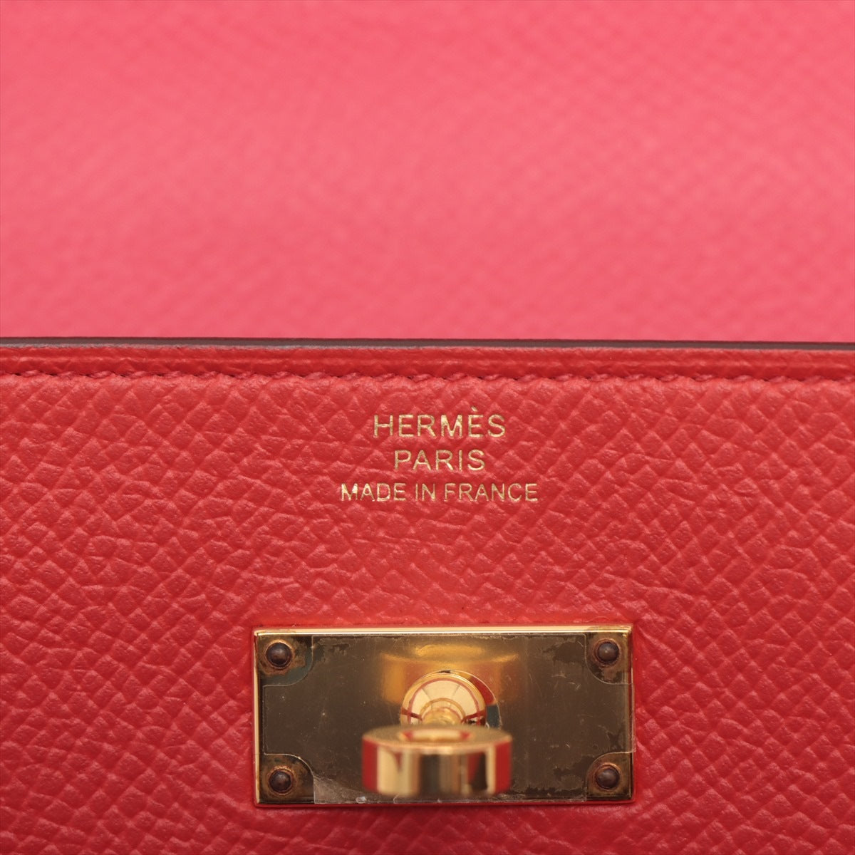 Hermes Kelley Wallet Tougo Verzo Voepson Rose Extreme x Ruju Gold  Z: 2021