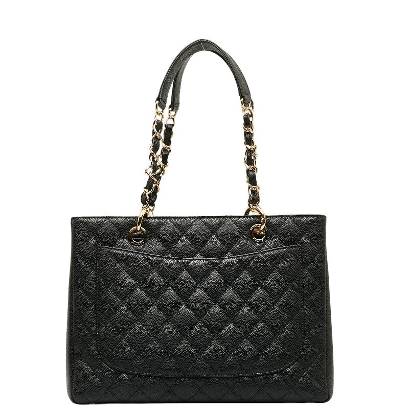 Chanel GT Cocomark Chain  Bag Black Caviar S Lady Chanel