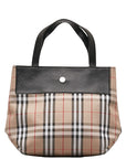 Burberry Nova Check Mini Handbags Brown Canvas Leather  Burberry