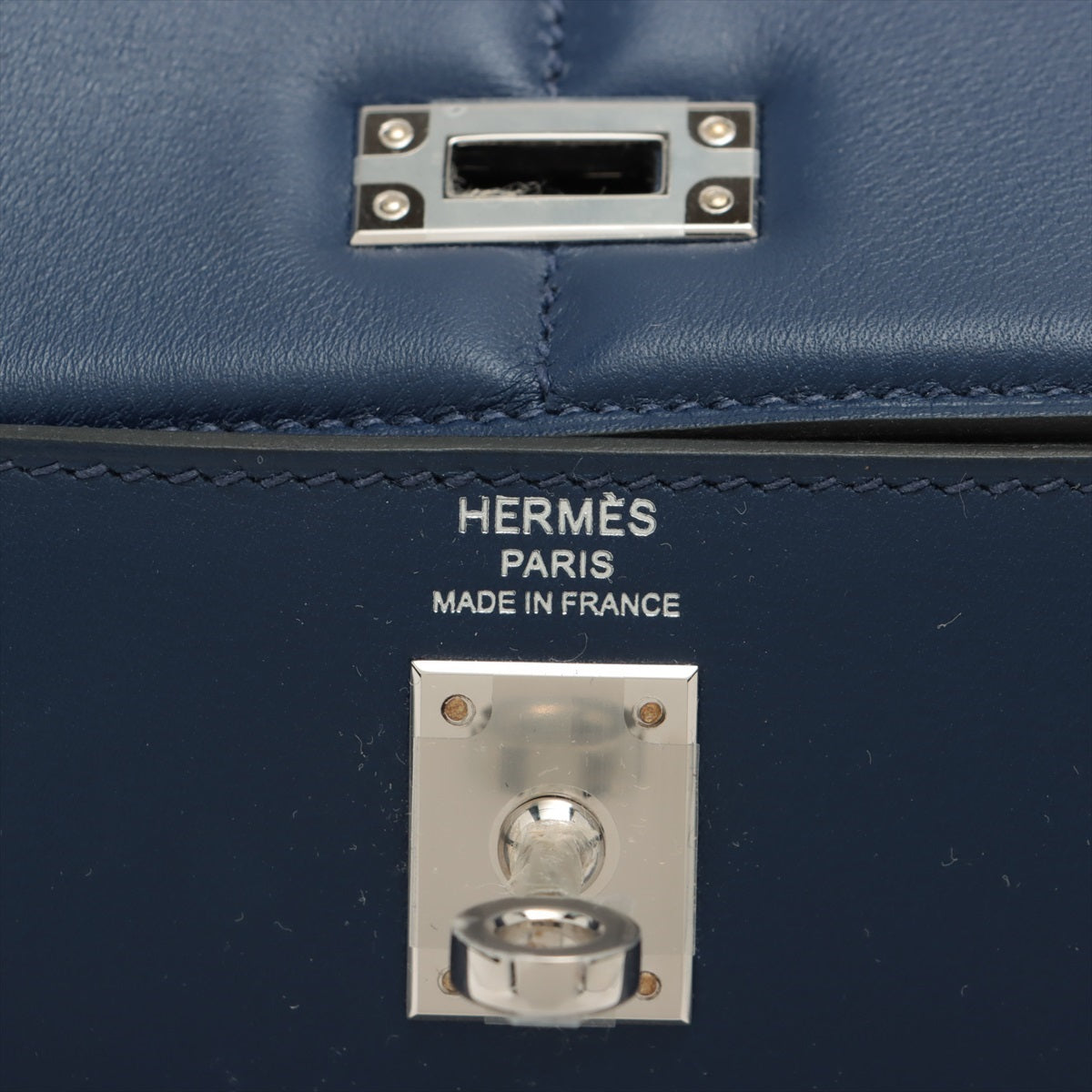 Hermes Kelley Padet 25 Switch Blue Saffir Silver  Z: 2021