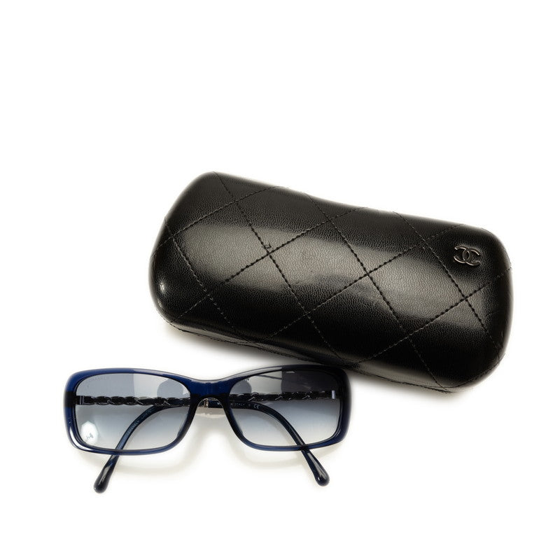 Chanel Cocomark un Glasses Blue Silver  Lady Chanel