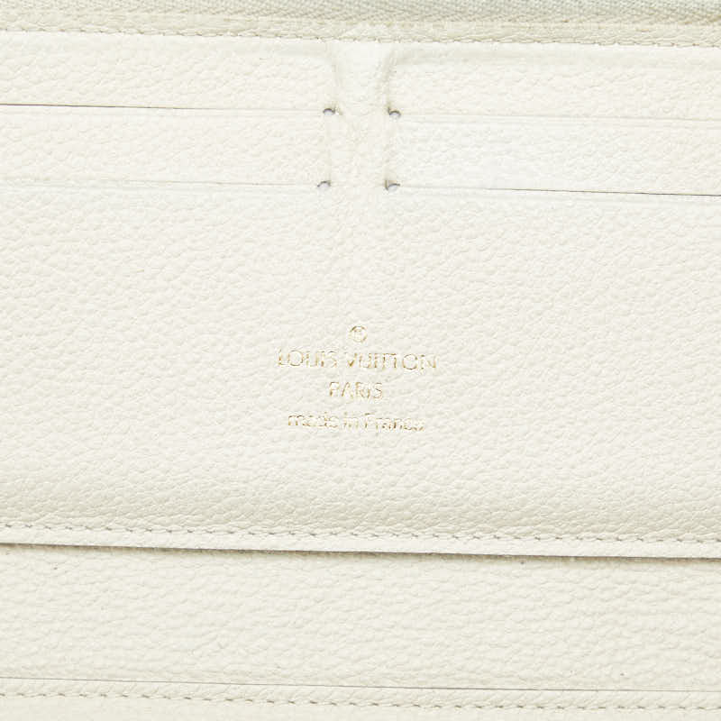 Louis Vuitton Monogram Amplant M93437 Long Wallet Leather Negro White  Vintage