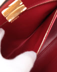 Fendi Peekaboo Essential Leather 2WAY Handbag Beige 8BN302