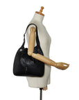 GUCCI Gucci 001 4030 Shoulder Bag Leather Black