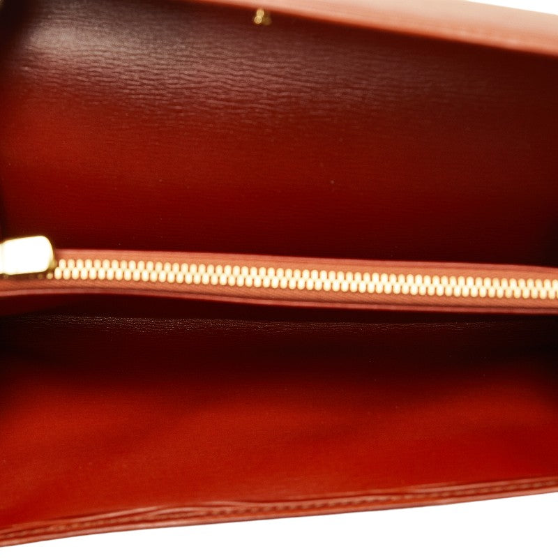 LOUIS VUITTON Long Wallet in Epi Leather Kenyan Brown M63573