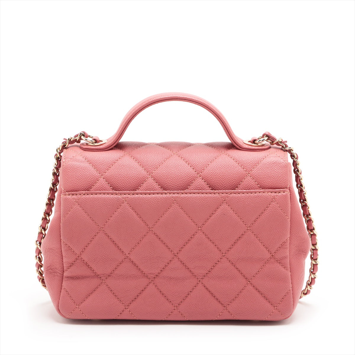 Chanel Mattress Caviar Skin 2WAY Handbag Pink Gold  28th Floor