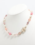 CHANEL Chocker Necklace Pearl Punk 07A