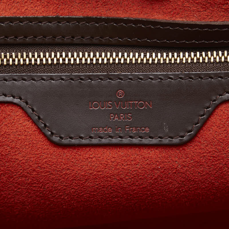 Louis Vuitton Manosque GM Tortured Bag N51120 Eve Brown PVC Leather  Louis Vuitton