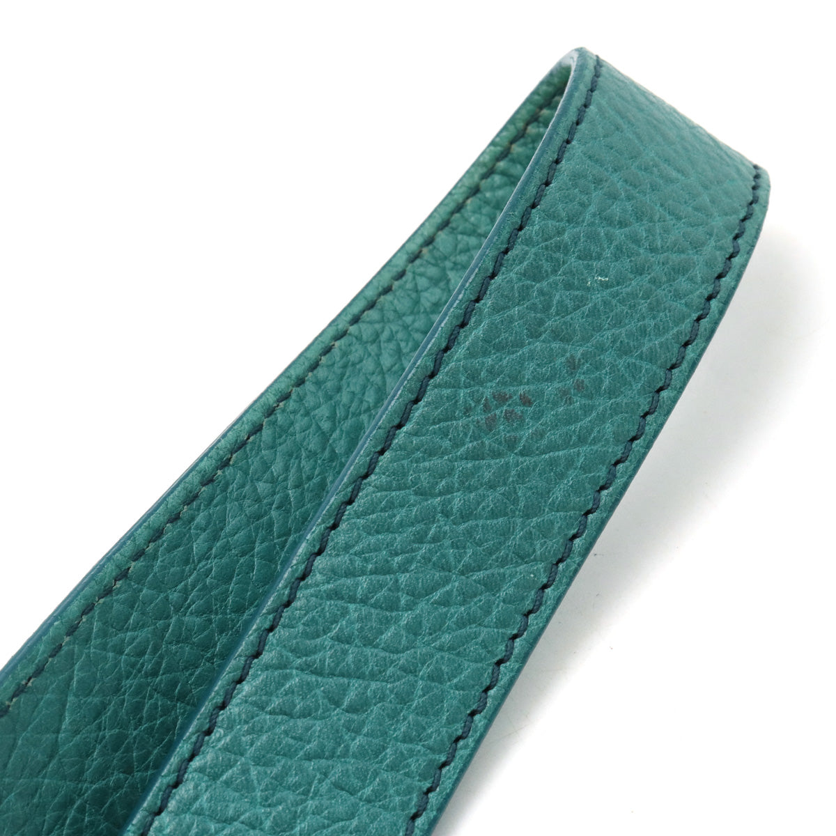 Celine Shoulder Bag One Shoulder Semi Shoulder Shoulder Leather Peacock Green Silver  Blue/Mosada Quality