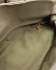 BVLGARI  Bulgarian Bulgarian Gazier Chain Bag Shoulder Bag Leather Grey Gold  Blumin