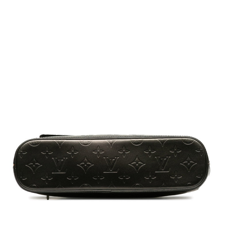 Louis Vuitton Monogram Mat Arston Handbag M55122 Noir Black Leather Lady Louis Vuitton