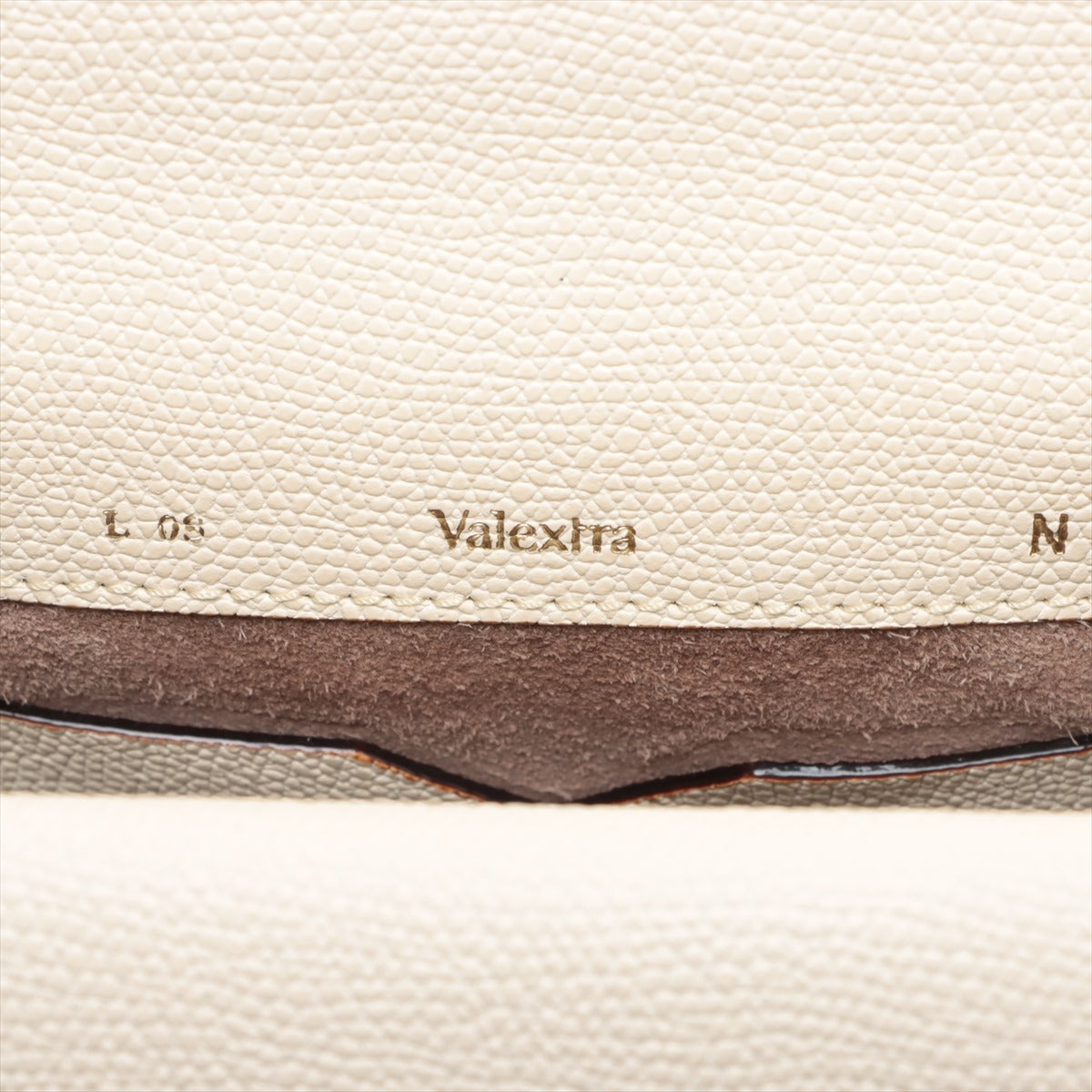 Valestra Cross-Body Leather Chain Shoulder Bag White
