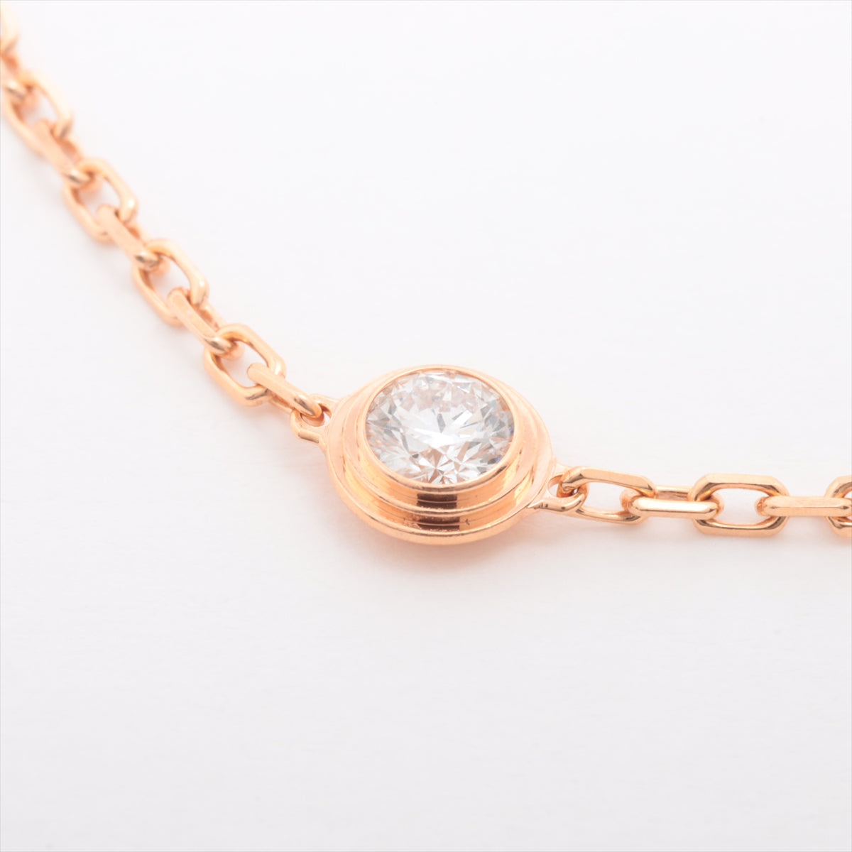 Cartier Damour Diamond Bracelet 750 (PG) 1.9g CRB6063017