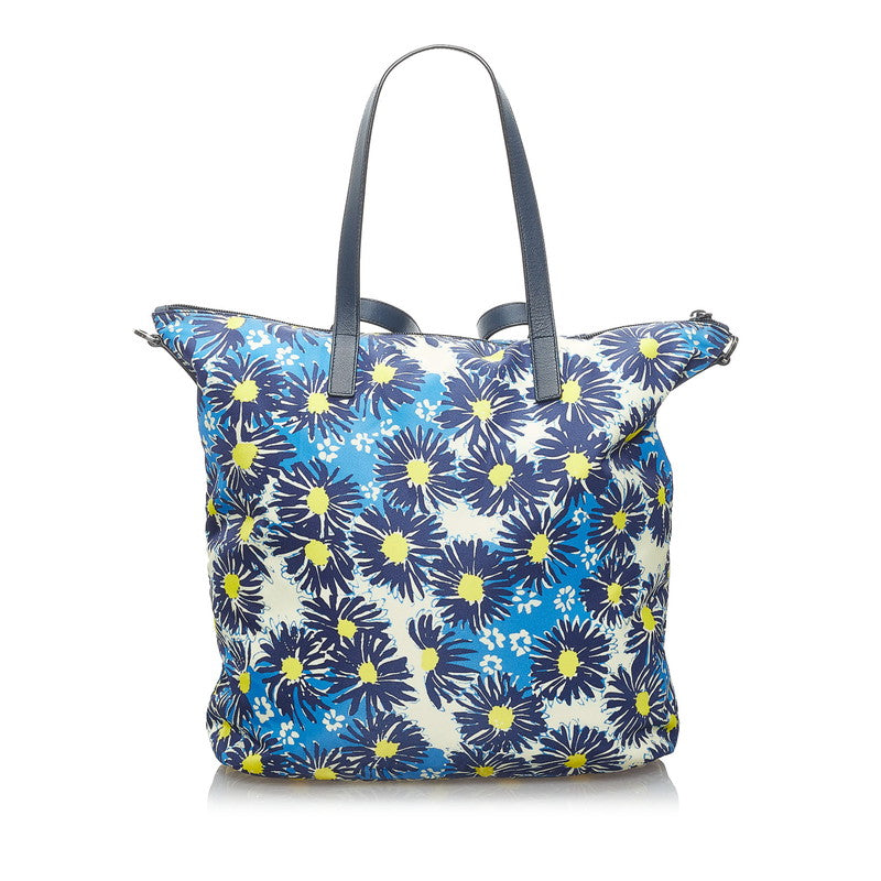 PRADA Prada  Bag Nylon/Laser Blue Yellow Ladies