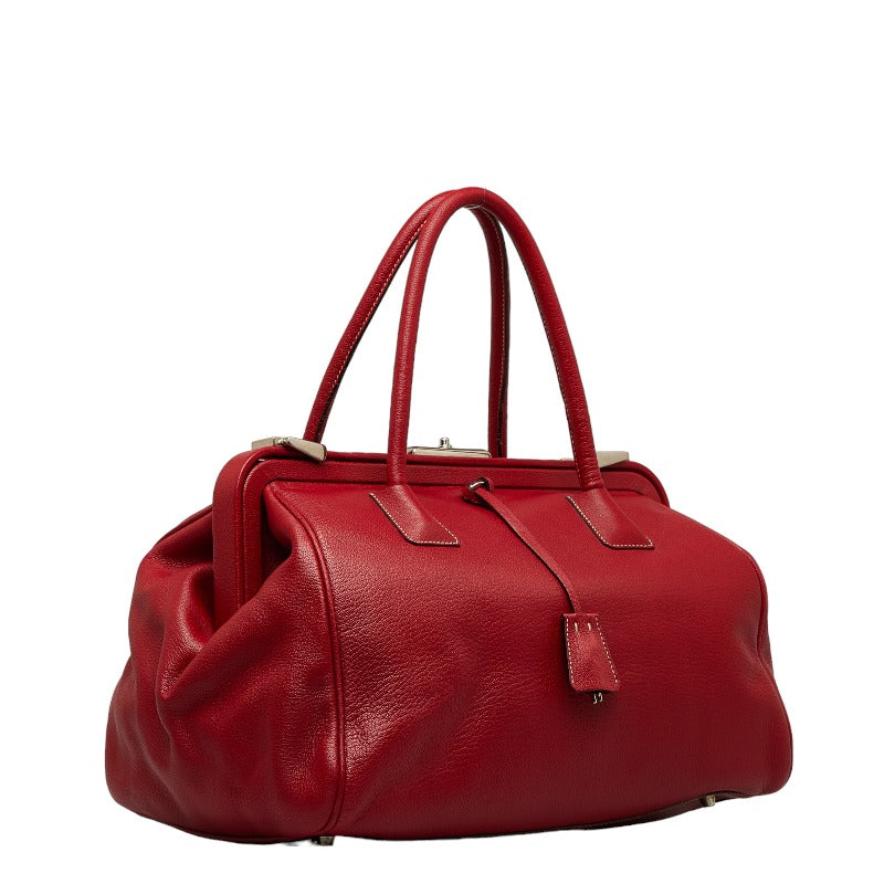 Prada Shoulder Bag B11176 Red Leather  Prada