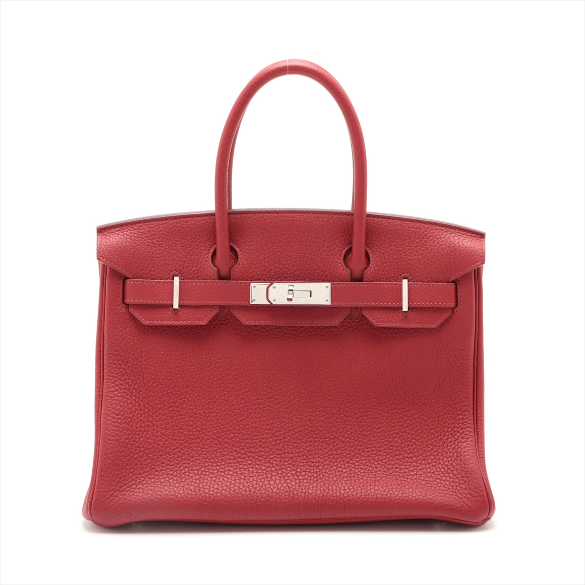 HERMES Birkin 30 in Togo Leather Rouge Red 2014