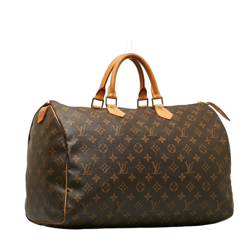 Louis Vuitton Monogram Speed 40 Boston Bag Travel Bag M41522 Brown PVC Leather Lady Louis Vuitton