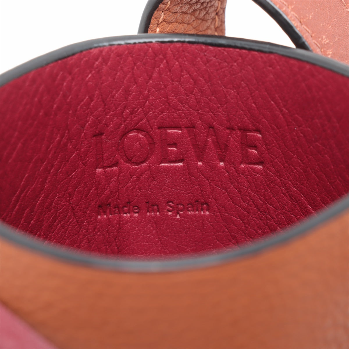 Loewe 皮革單肩包 棕色