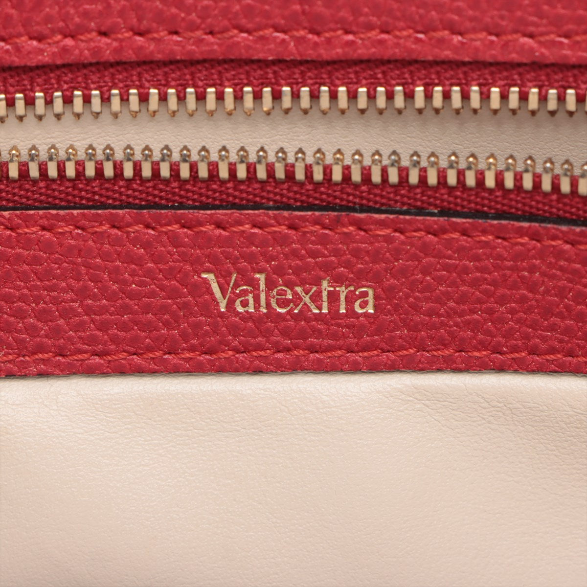 Valestra Leather Handbag Red