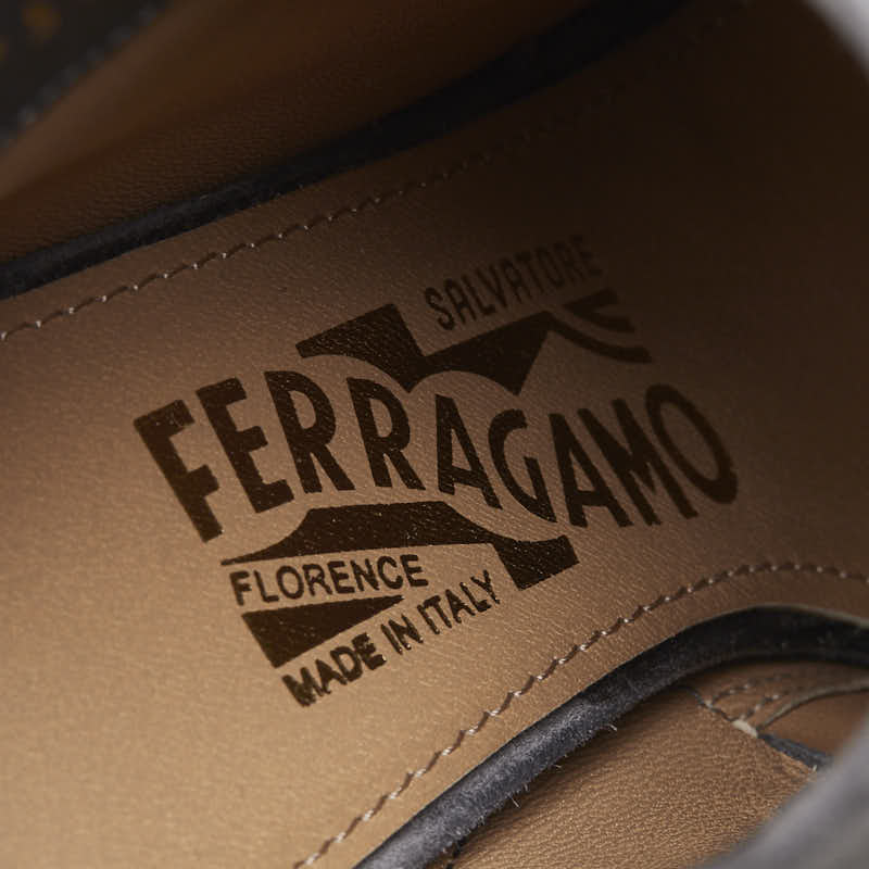 Salvatore Ferragamo 靴子 靴子 高跟鞋 錨側尺寸：5 1/2 DG73883 Gr Nuback Lady Salvatore Ferragamo