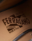 Salvatore Ferragamo Boots Boots High Heels Anchor Side  Size: 5 1/2 DG73883 Gr Nuback Lady Salvatore Ferragamo