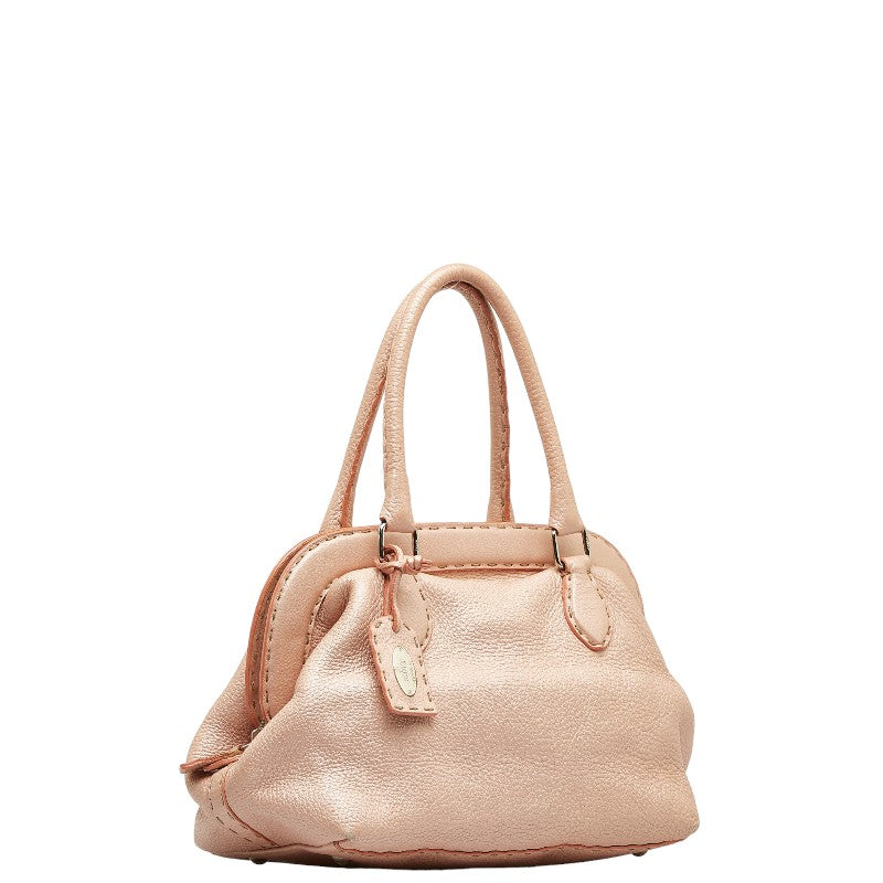 Fendi Celeria Handbag Pink G Leather  Fendi