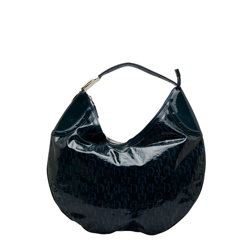 GUCCI Gucci 145764 Horsebit Shoulder Bag Enamel/Leather Green  Stirling