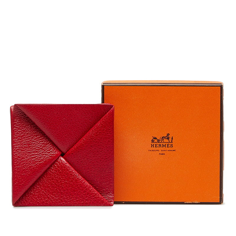 Hermes Zulu Coincase Red Leather  Hermes Home