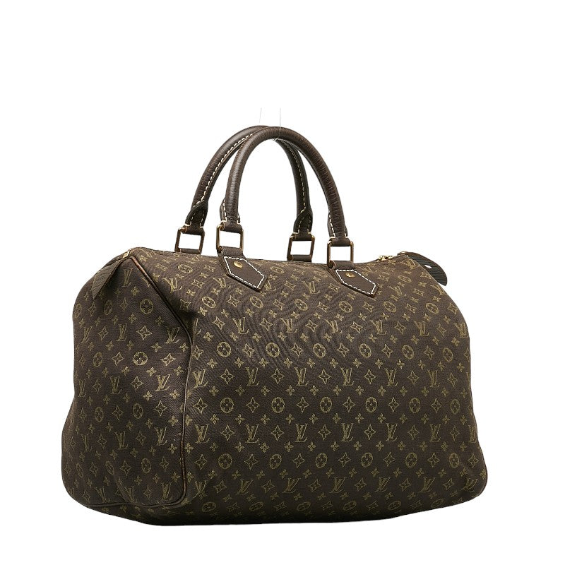 Louis Vuitton Louis Vuitton Monogram Miniature M95224 Handbag Linen/Leather  Brown